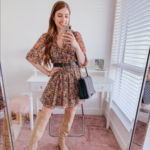 ZARA floral print dress
